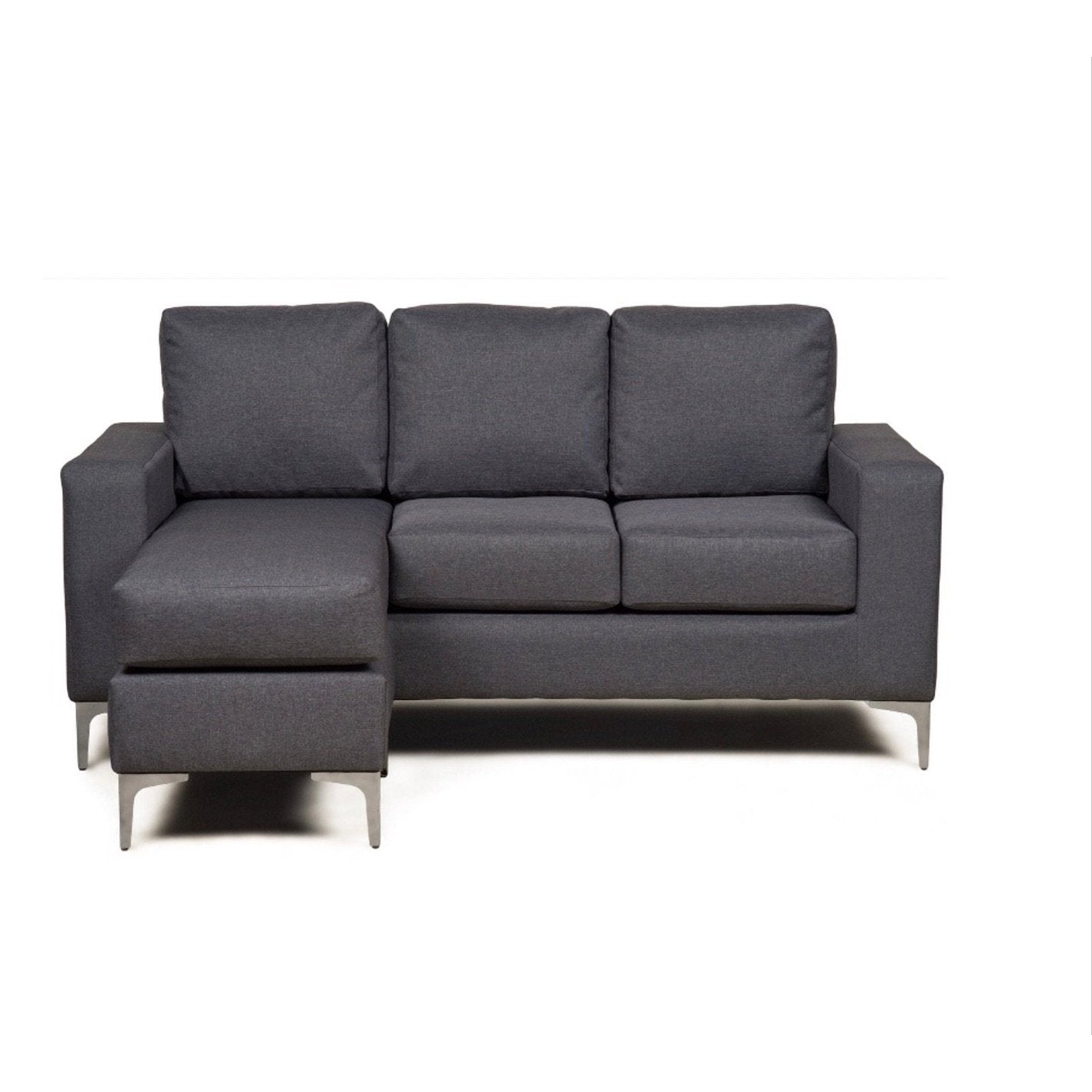 Slim store grey sofa