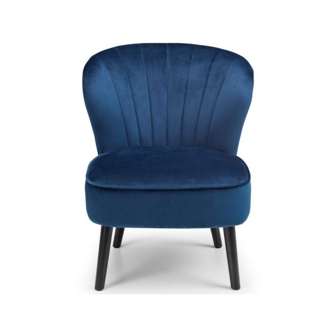 Rochelle accent chair - blue velvet | Manor Interiors