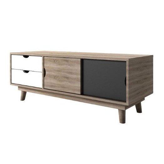 Summer media unit - grey | Manor Interiors
