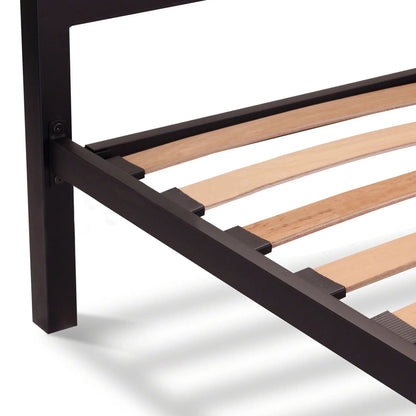 City Block Black Metal Bed
