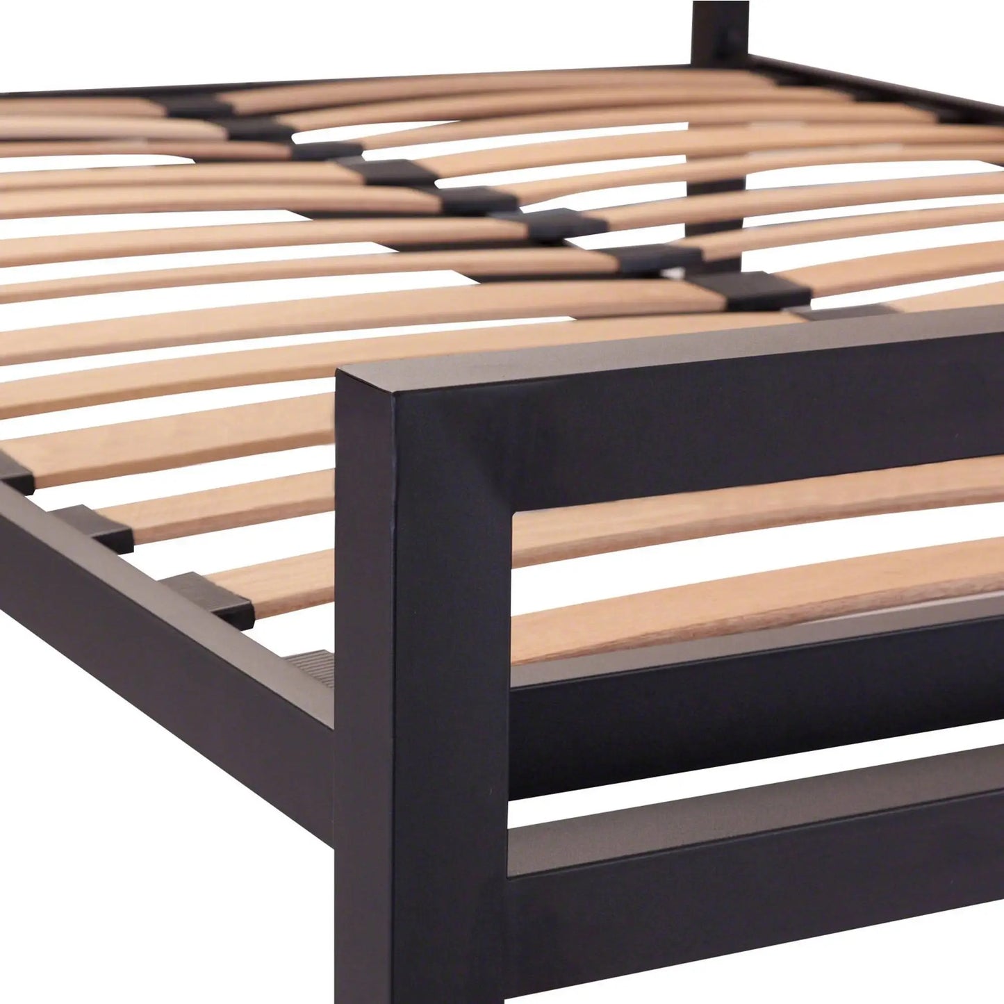 City Block Black Metal Bed