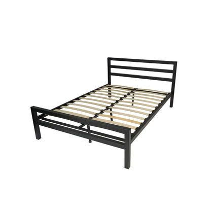 City Block Black Metal Bed