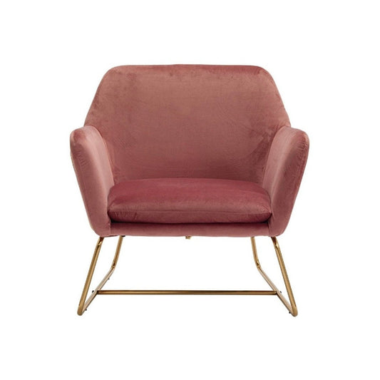 Charlotte chair - pink velvet | Manor Interiors