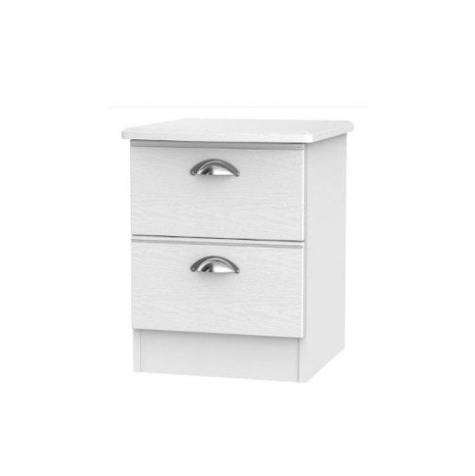 Louvre bedside - white | Manor Interiors