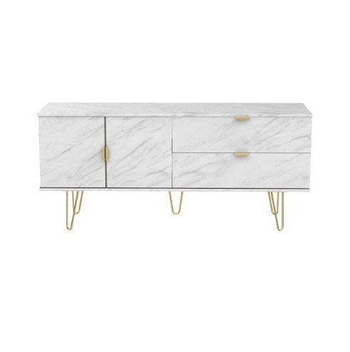 Marble gold TV unit – Xandu range | Manor Interiors