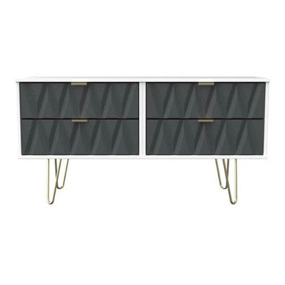 Mikado bed box - graphite | Manor Interiors