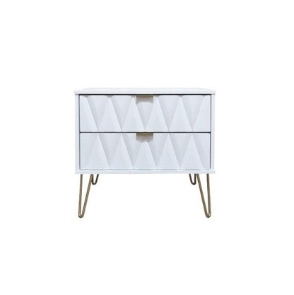 Mikado bedside - white | Manor Interiors