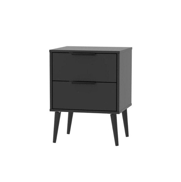 Xandu bedside - black | Manor Interiors