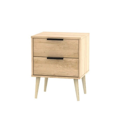 Xandu bedside - oak | Manor Interiors